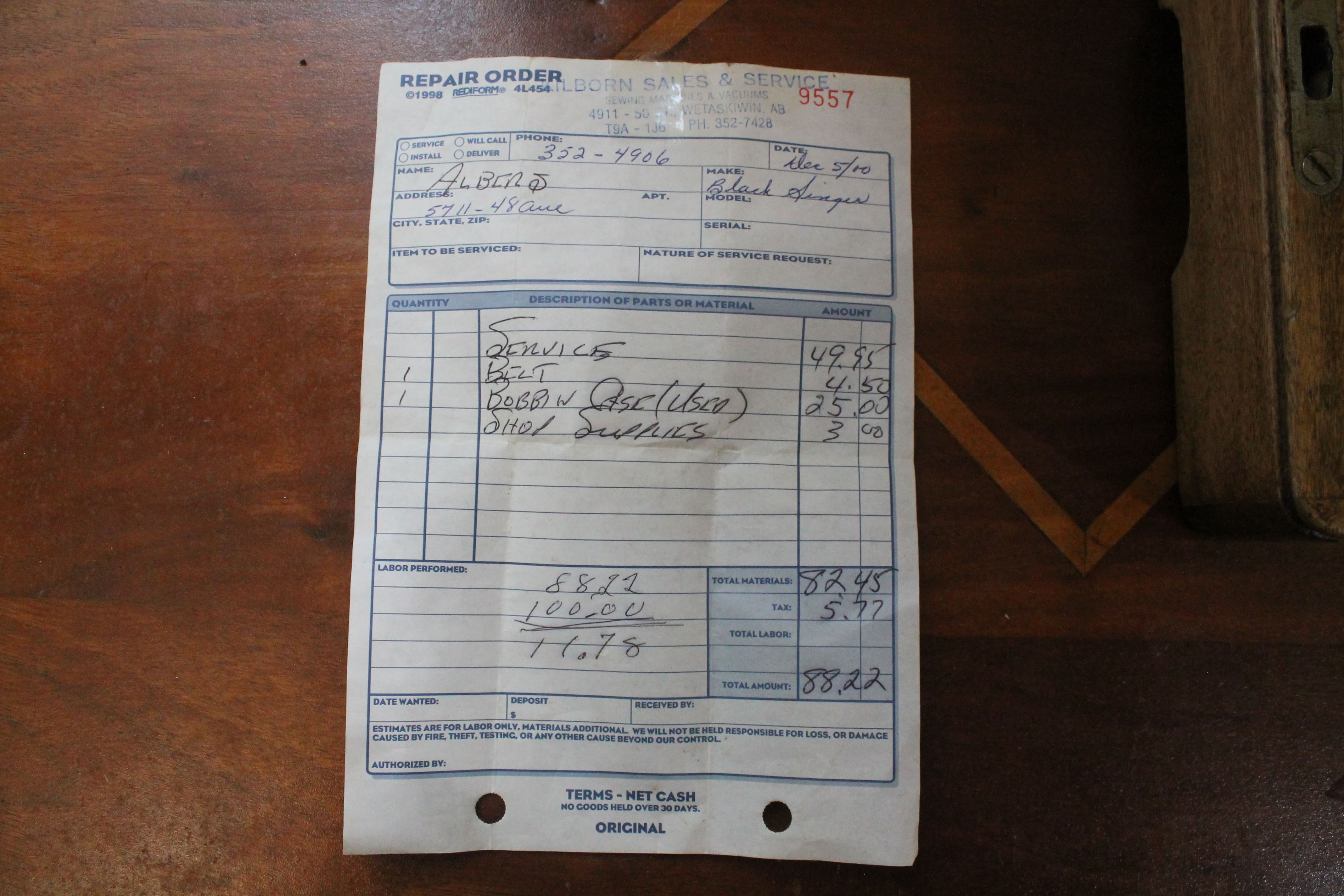 Machine detail view 19